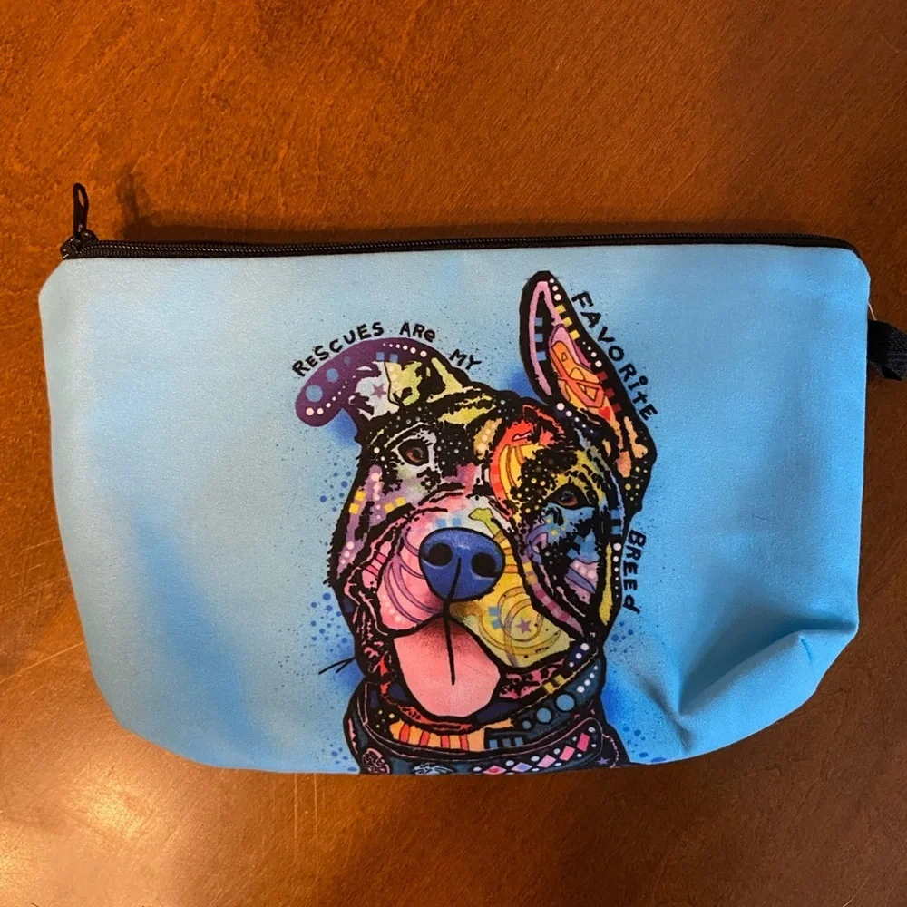 Rescues are my favorite breed zipper pouch
